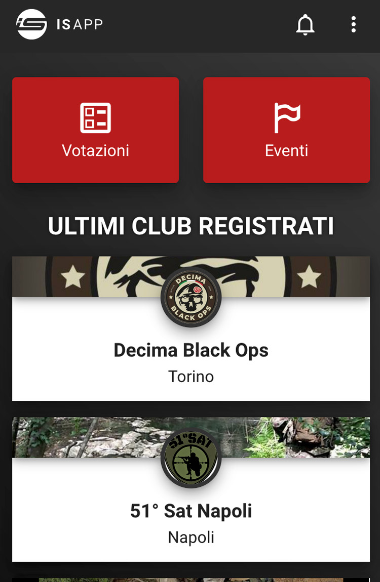Italia Softair Web App